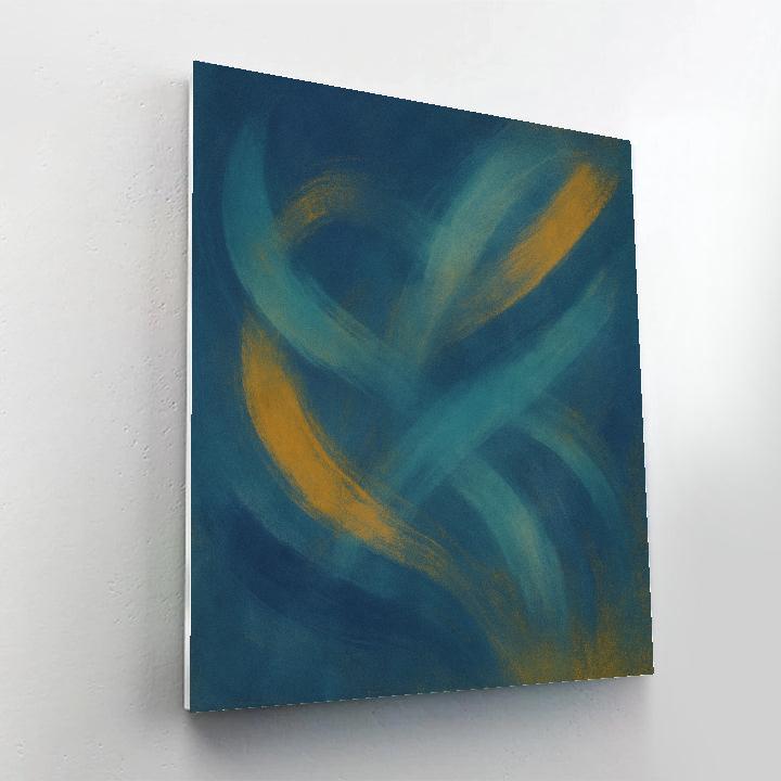 Abstract Chromatic Drift Painting by numbers kit