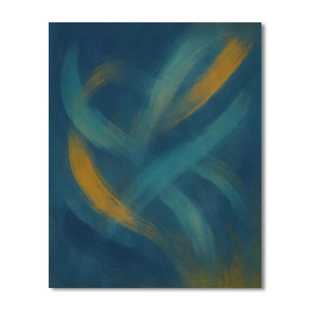 Abstract Chromatic Drift Painting by numbers kit