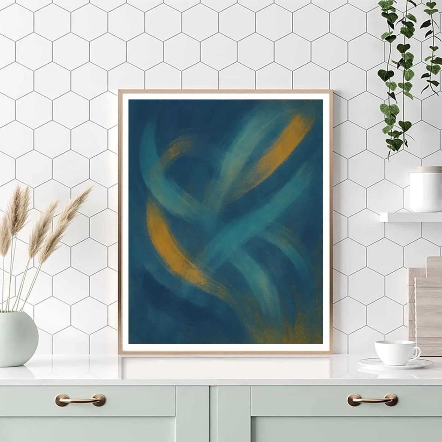 Abstract Chromatic Drift Painting by numbers kit