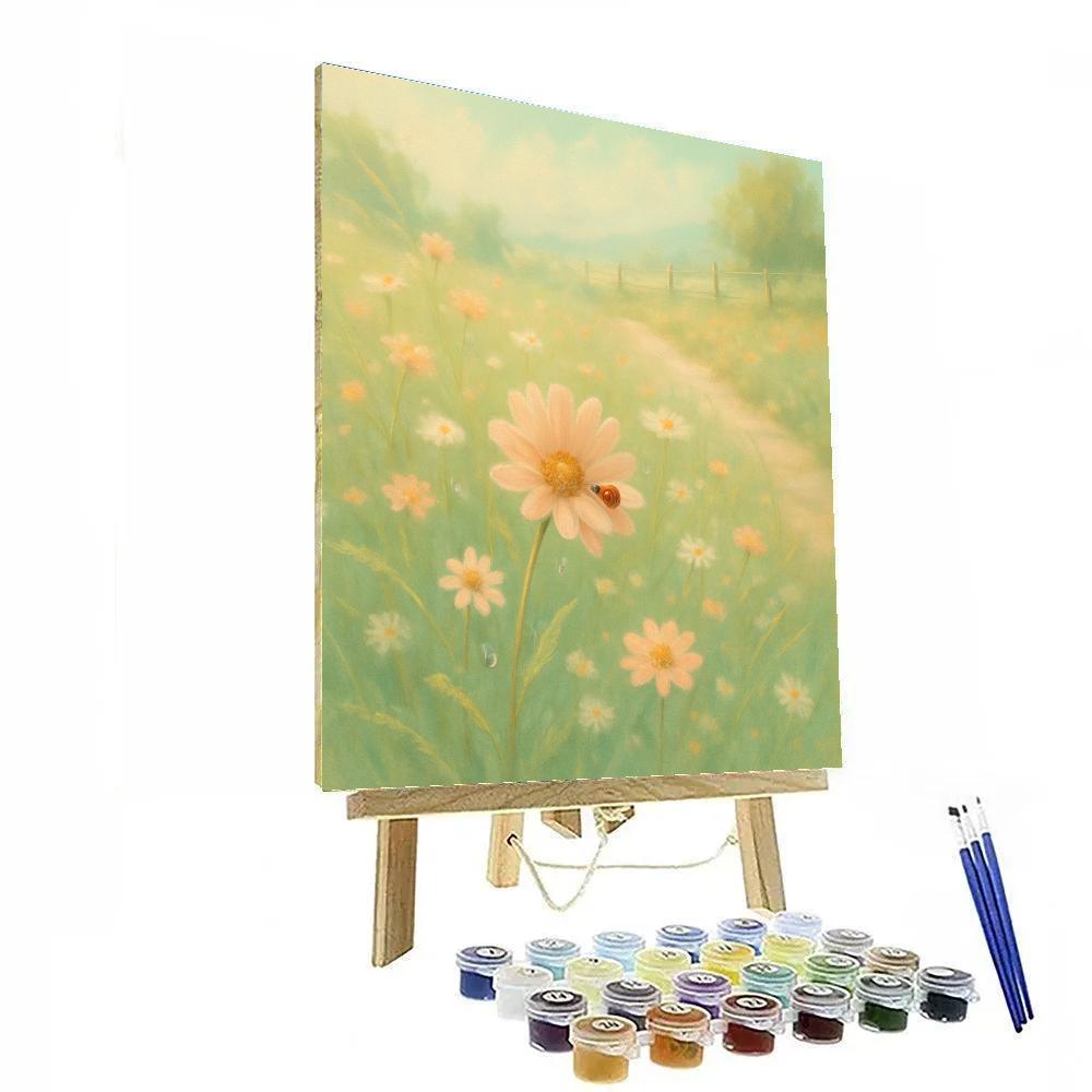 Flower Meadow Whisper Number painting