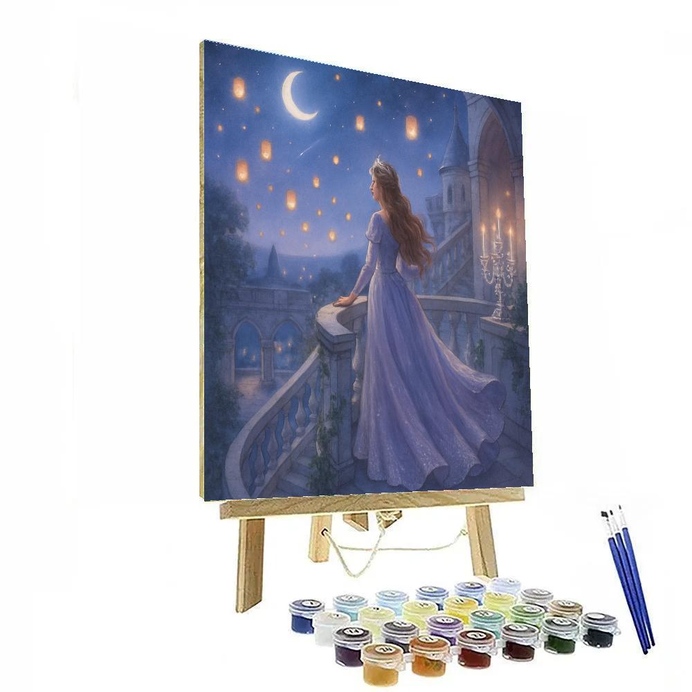 Princess Starlit Ballroom paint by number