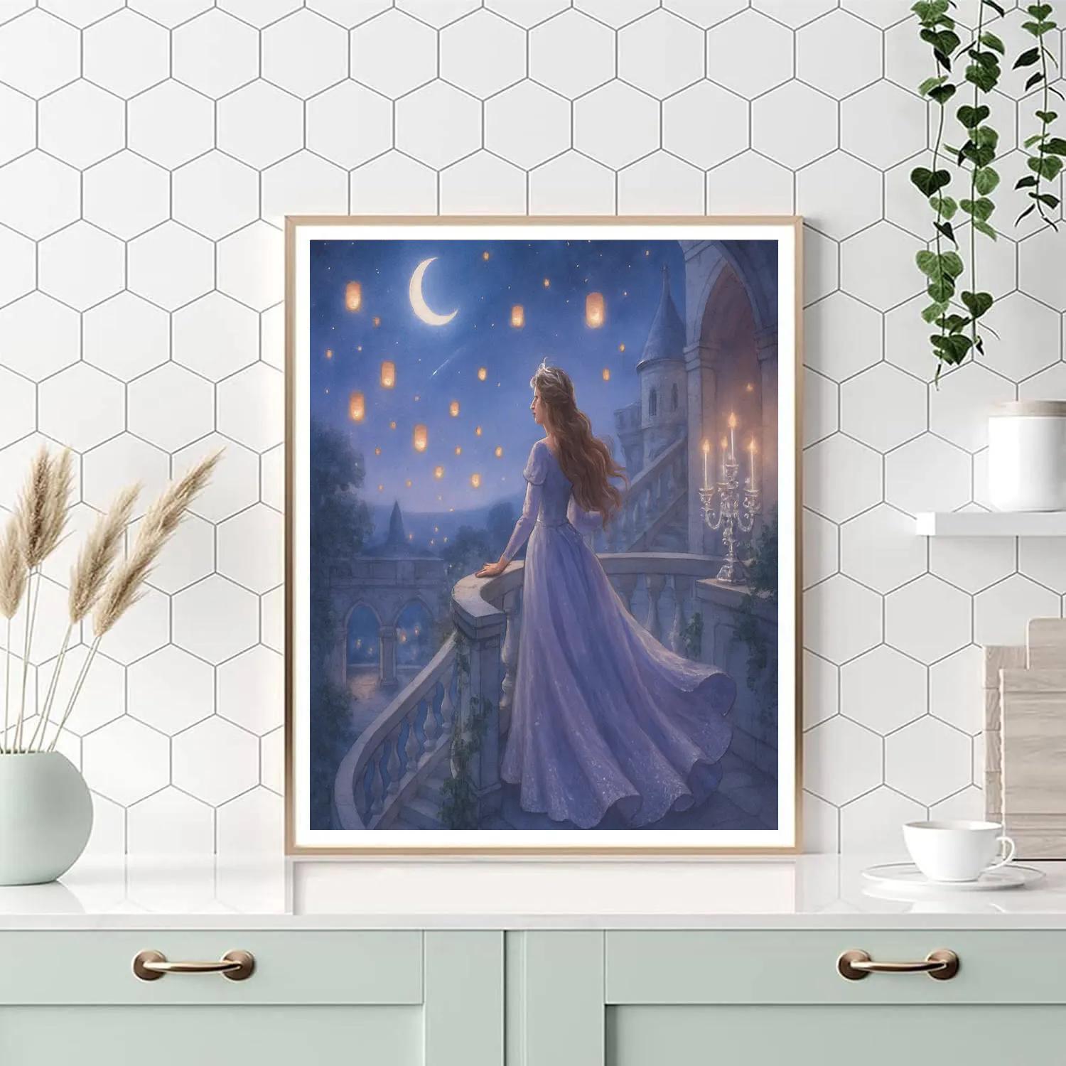 Princess Starlit Ballroom paint by number