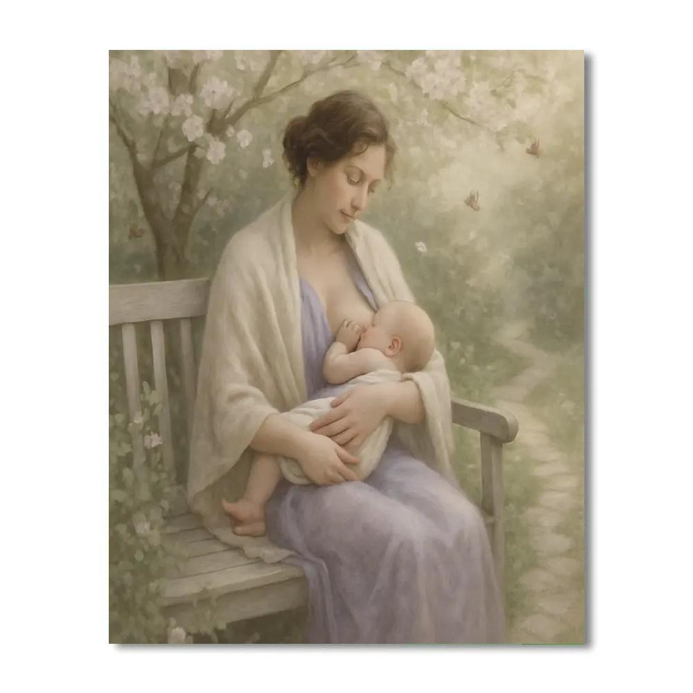 Quiet Garden Nursing Paint by numbers art