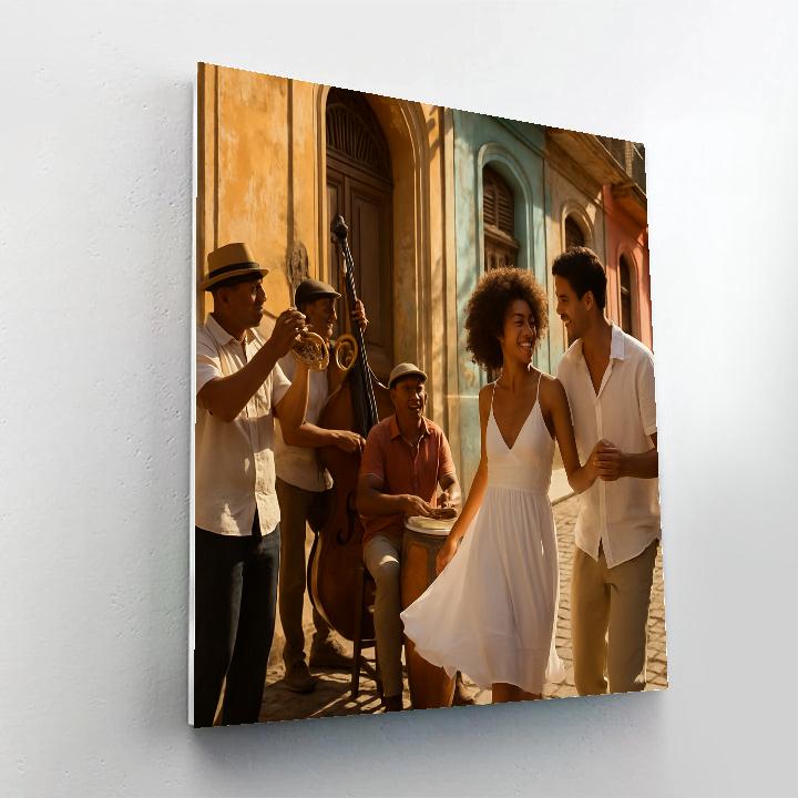 Taste Of Havana Street Music Paint by numbers art