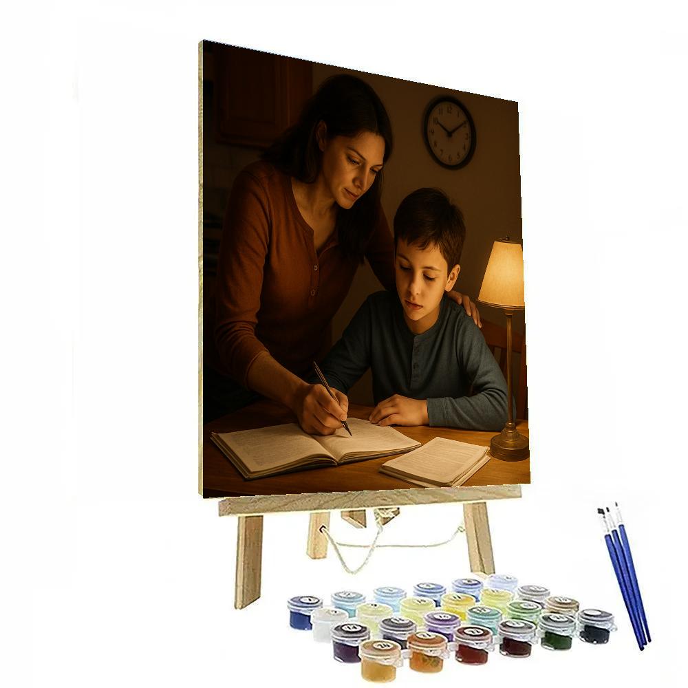 Homework Help Evening Light DIY paint by numbers