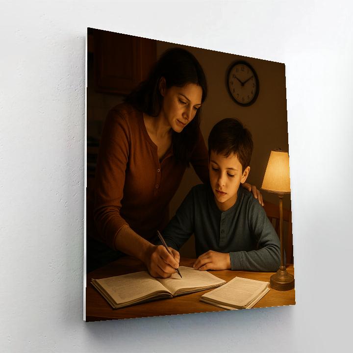 Homework Help Evening Light DIY paint by numbers