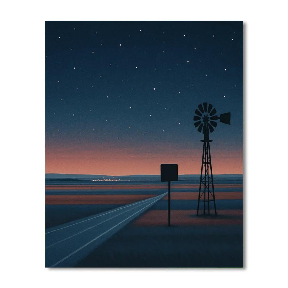 USA Starfield Horizon Paint by numbers art