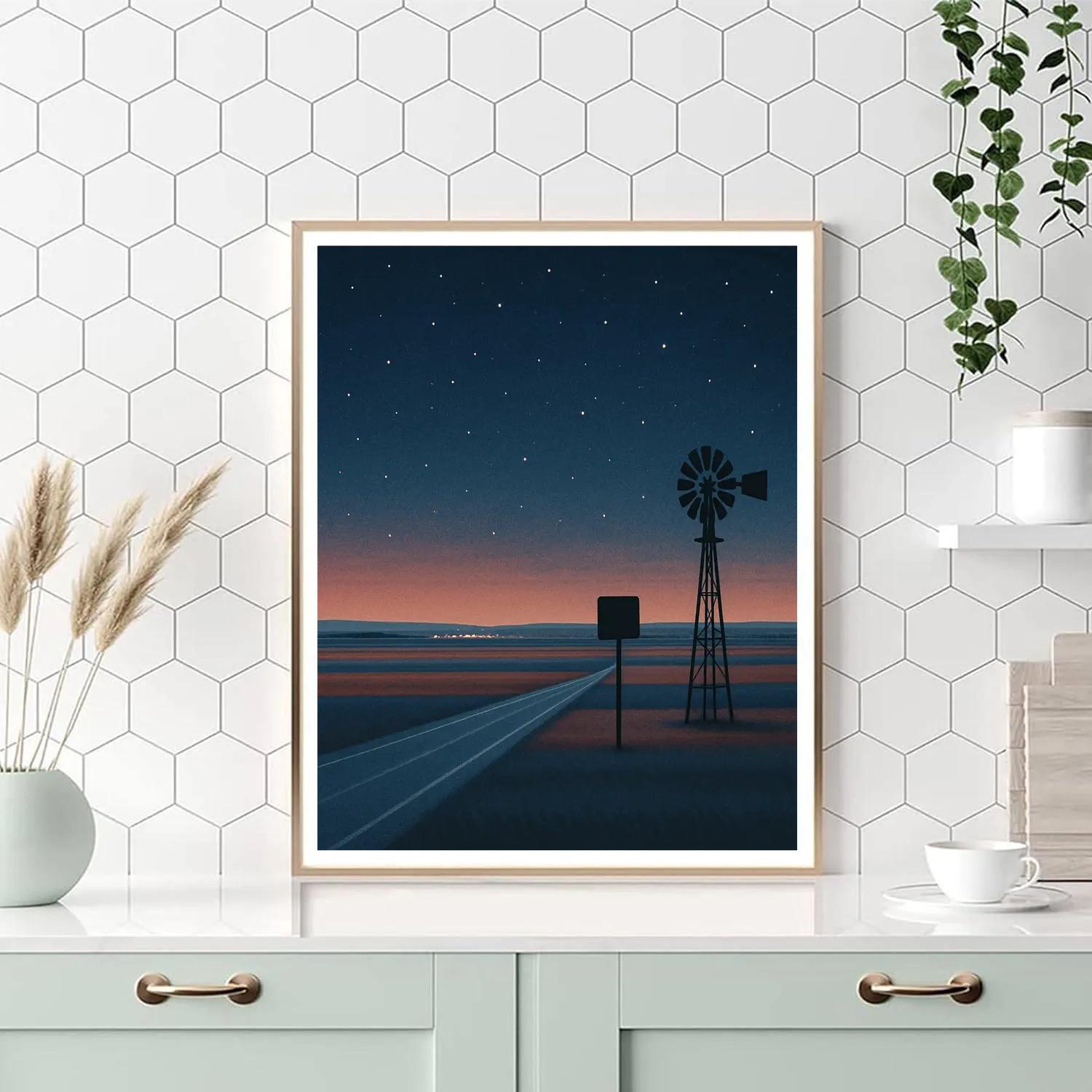 USA Starfield Horizon Paint by numbers art