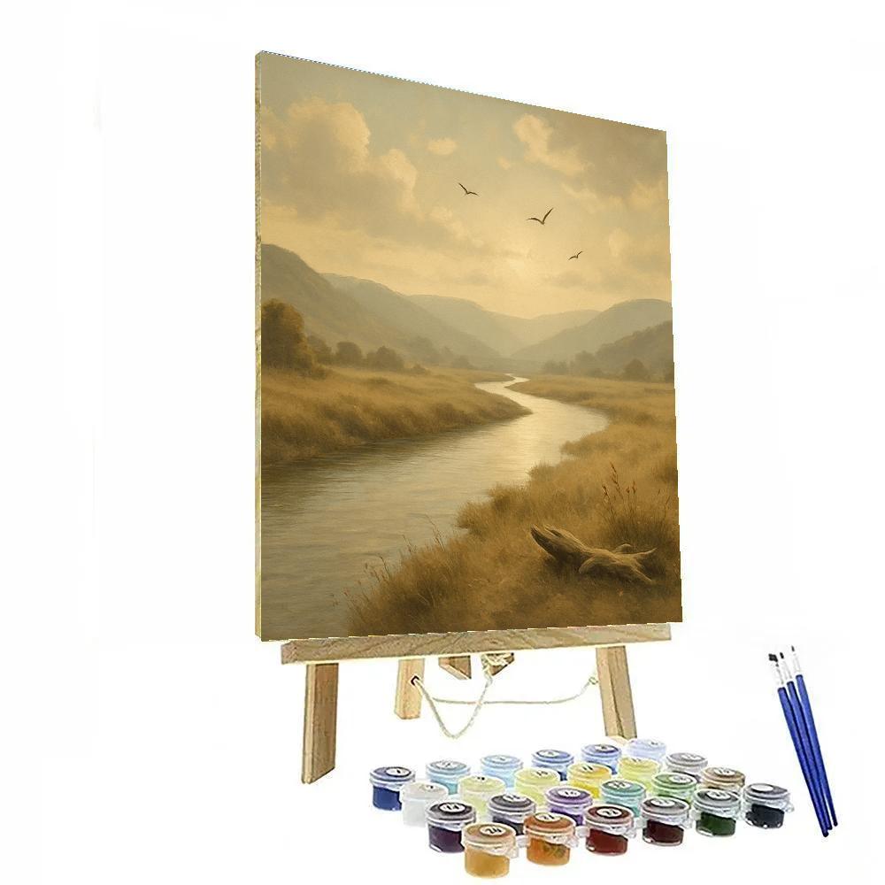 Landscape Valley Serenade Paint by numbers art