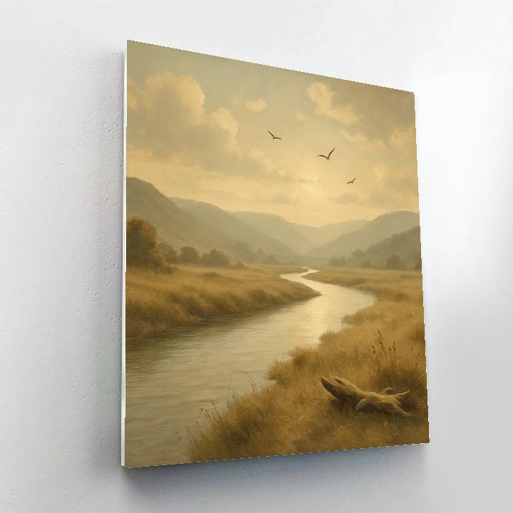 Landscape Valley Serenade Paint by numbers art