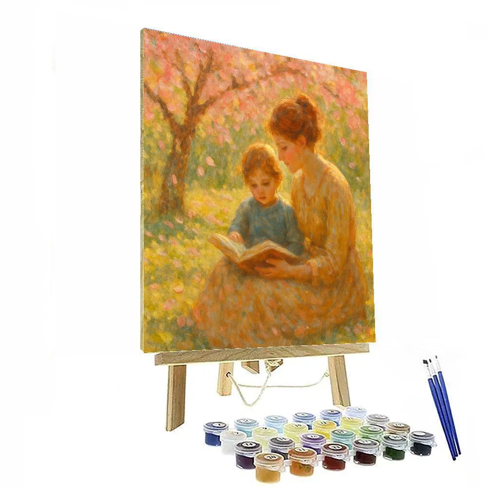 Sunlit Storytime Embrace Paint by numbers kits