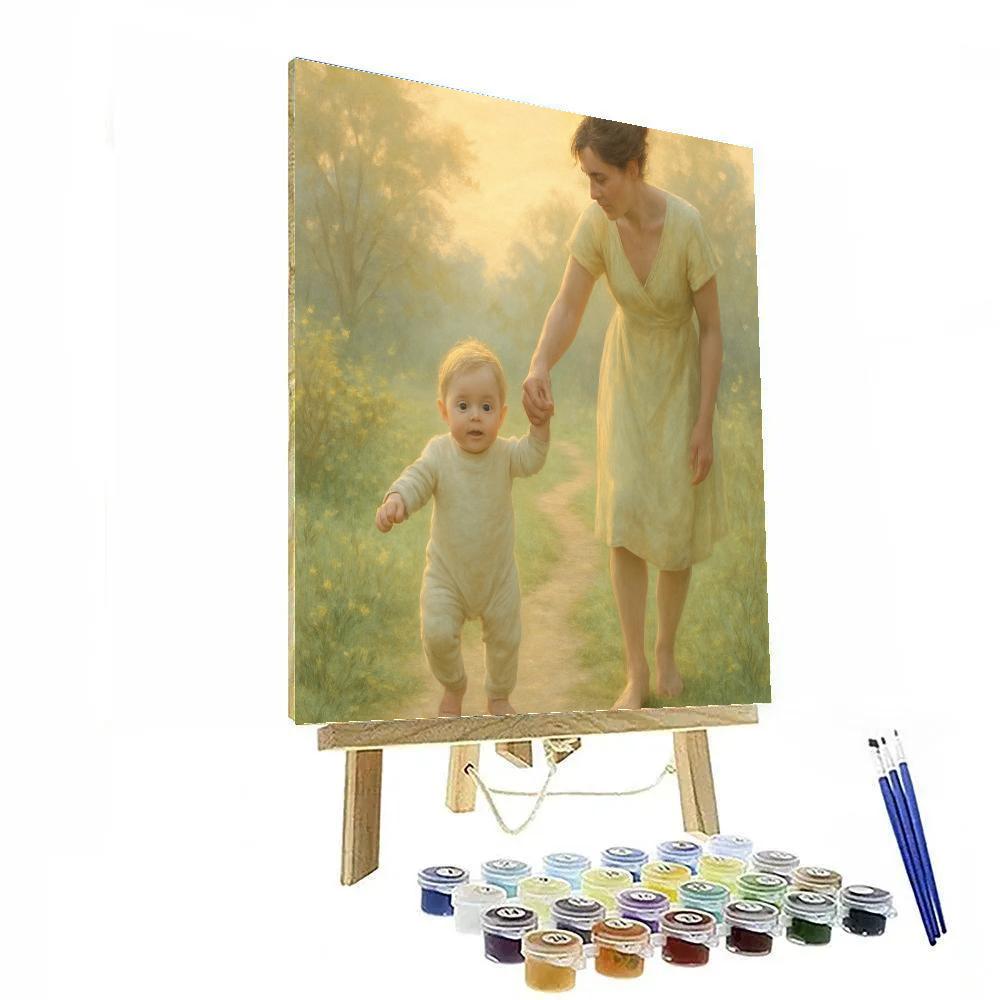 Guiding Hand On New Paths Number painting