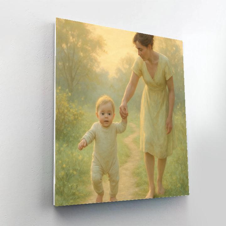 Guiding Hand On New Paths Number painting