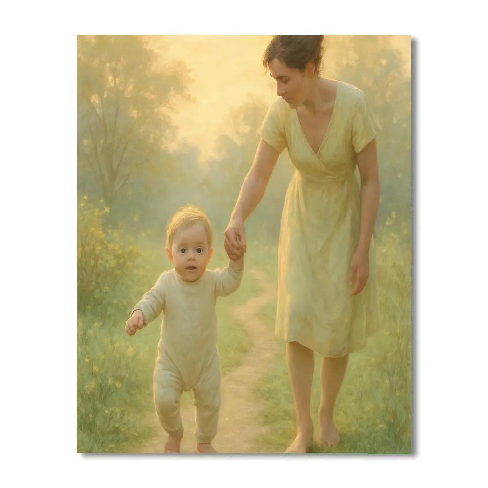 Guiding Hand On New Paths Number painting