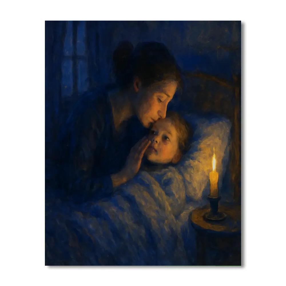 Timeless Bedtime Whisper Numbered painting kits