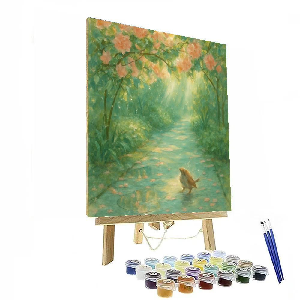 Floral Rainlight Canopy Numbered painting kits