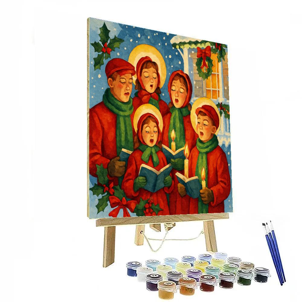 Joyful Noel Carols paint by numbers