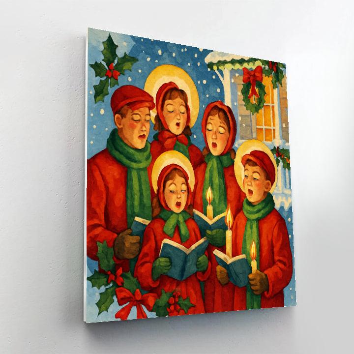 Joyful Noel Carols paint by numbers