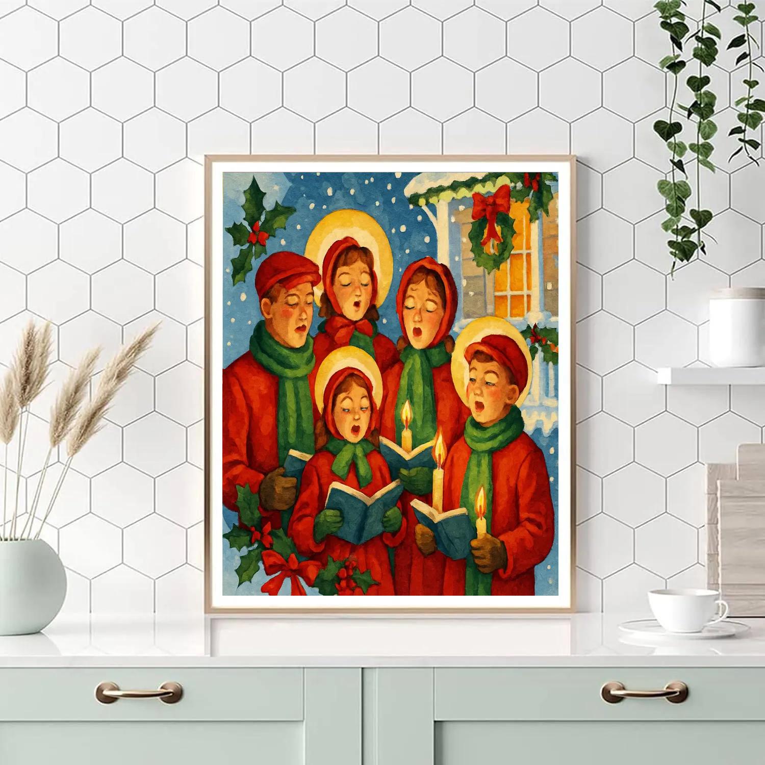 Joyful Noel Carols paint by numbers