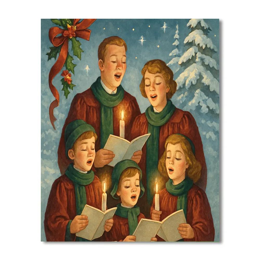 Silent Night Harmony paint by color