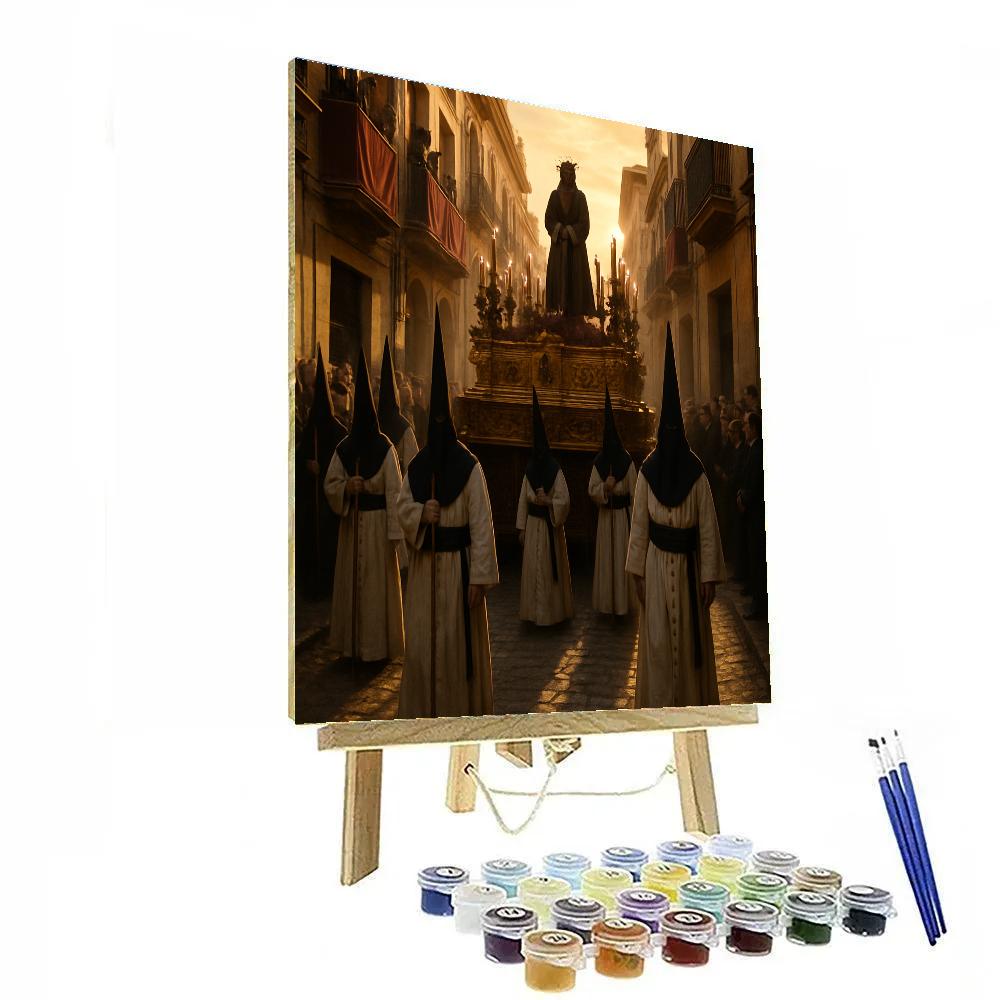 Semana Santa Religious Procession In Spain Paint by numbers kits
