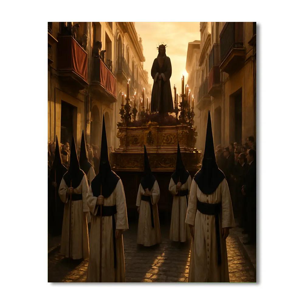 Semana Santa Religious Procession In Spain Paint by numbers kits