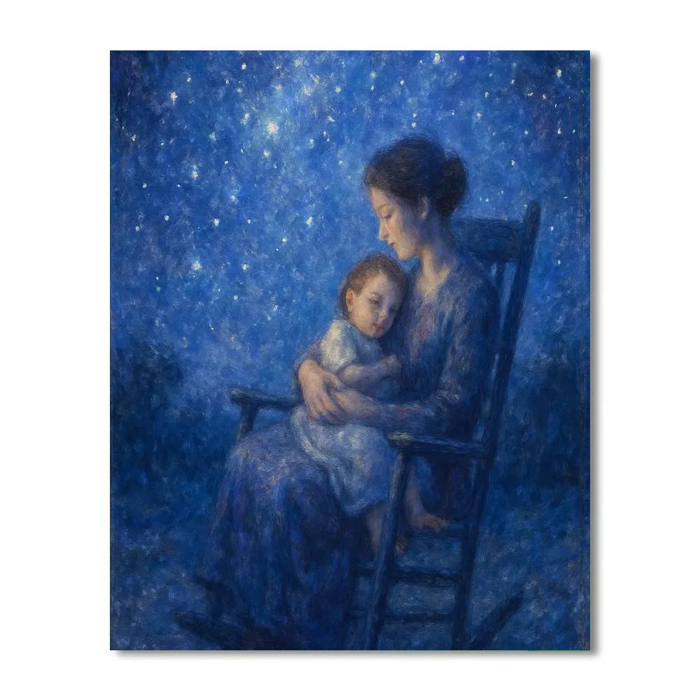 Lullaby Under A Starry Sky Paint by numbers kits