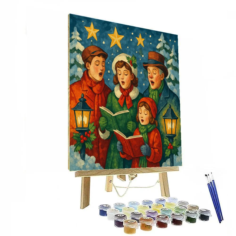 Twilight Starry Celebration paint by color