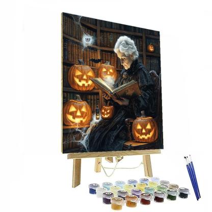 Lantern Librarian Of Hollow Stacks paint by numbers