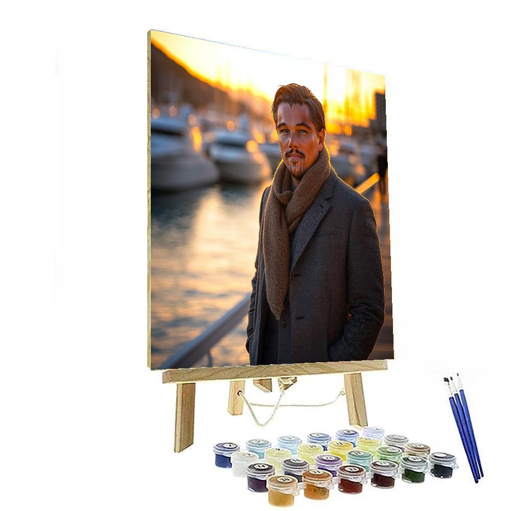 Leonardo DiCaprio: Navigating The Horizon Beyond Screened Dreams paint by color