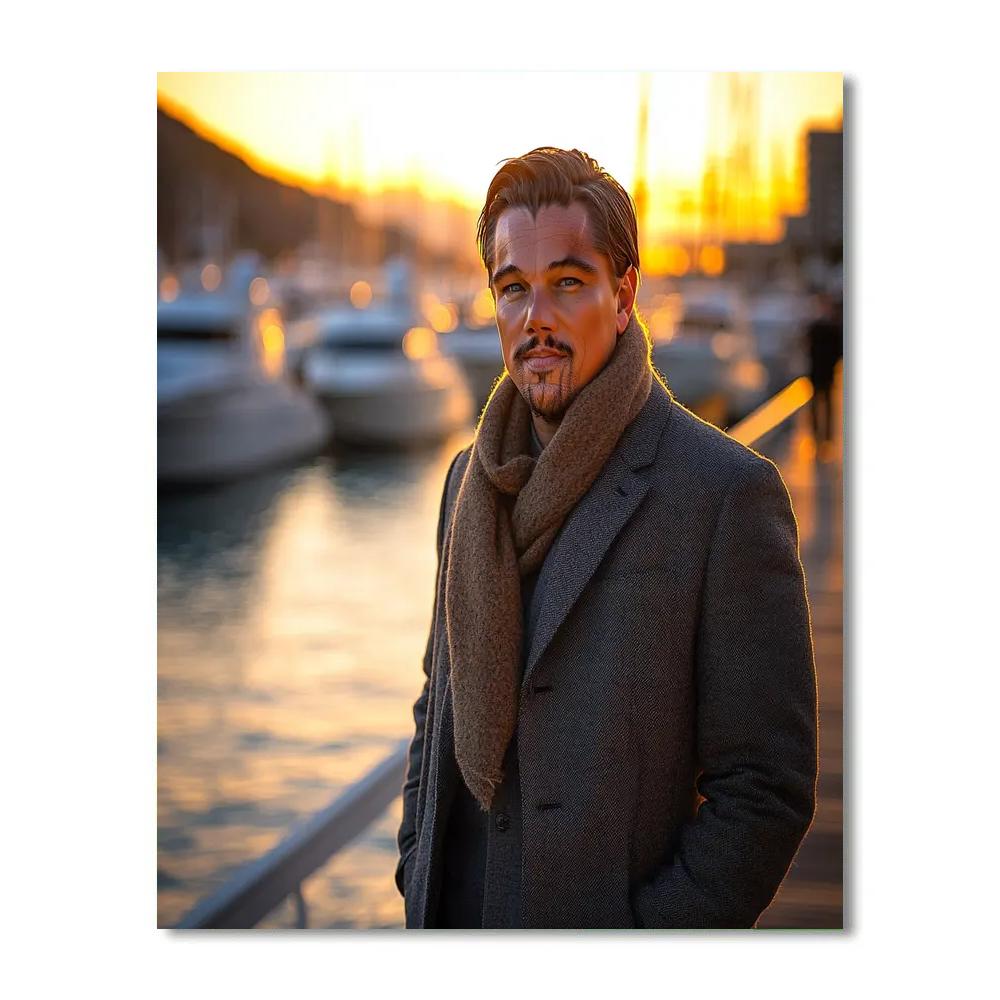 Leonardo DiCaprio: Navigating The Horizon Beyond Screened Dreams paint by color