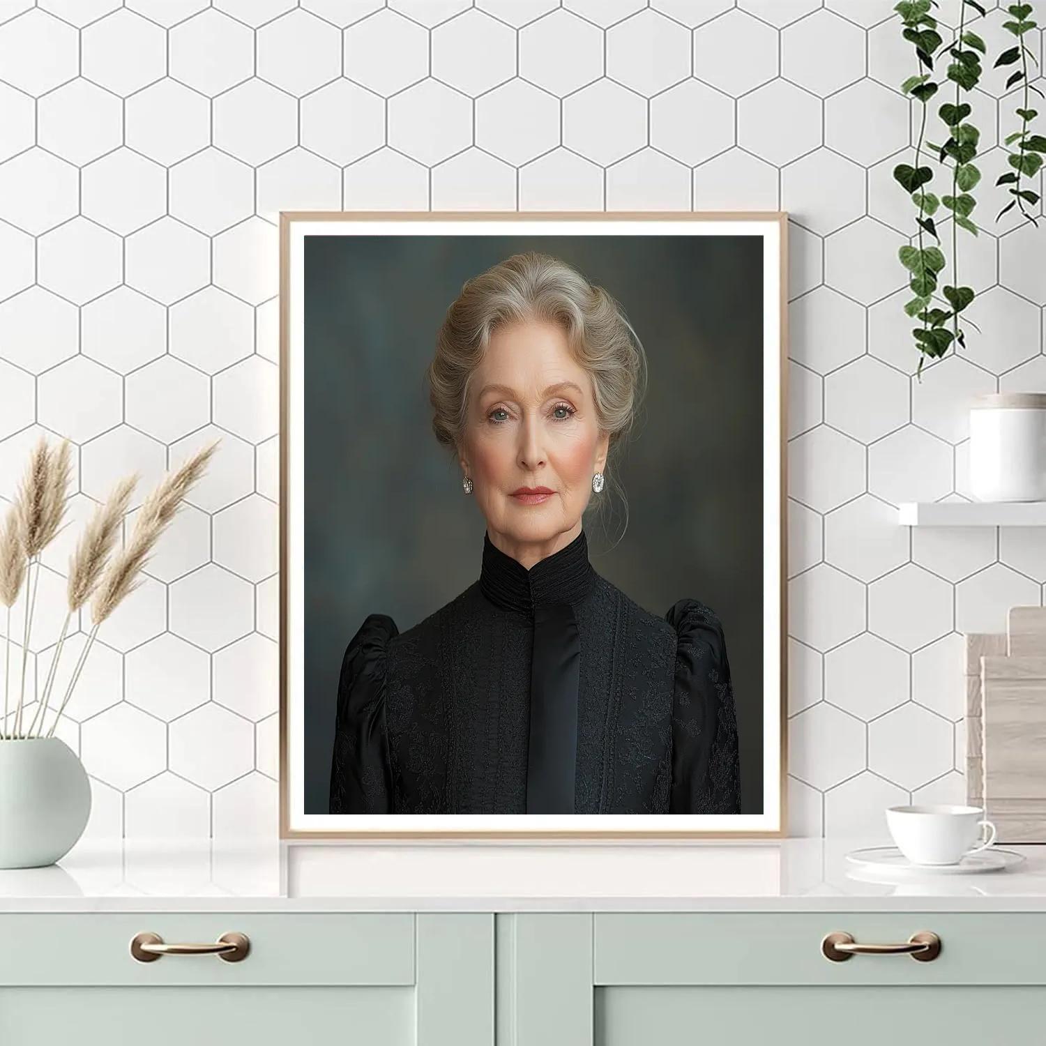 Meryl Streep: The Chameleon Of Quiet Brilliance painting number kit