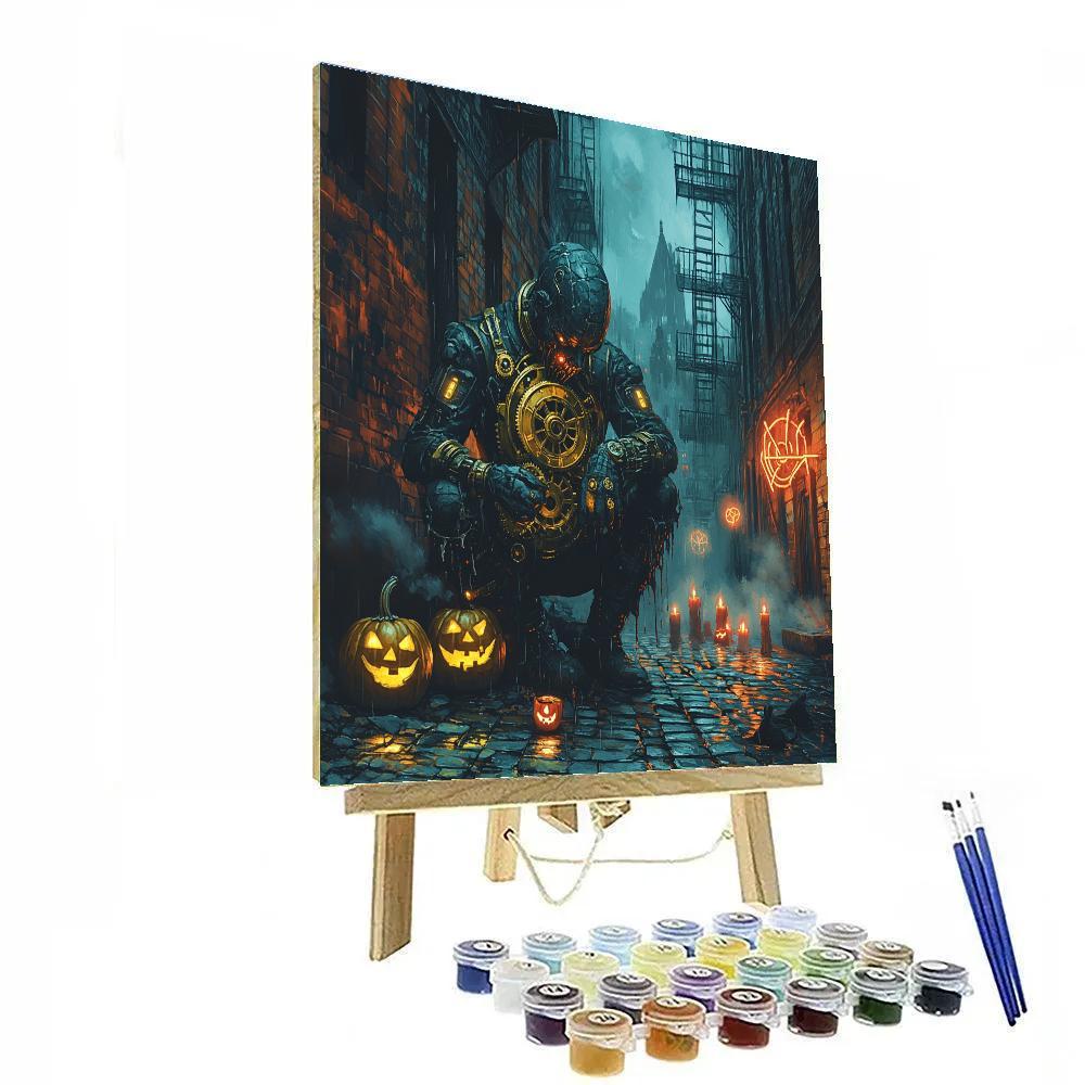 Clockwork Ghoul Of Hollow Alley Paint by numbers kits