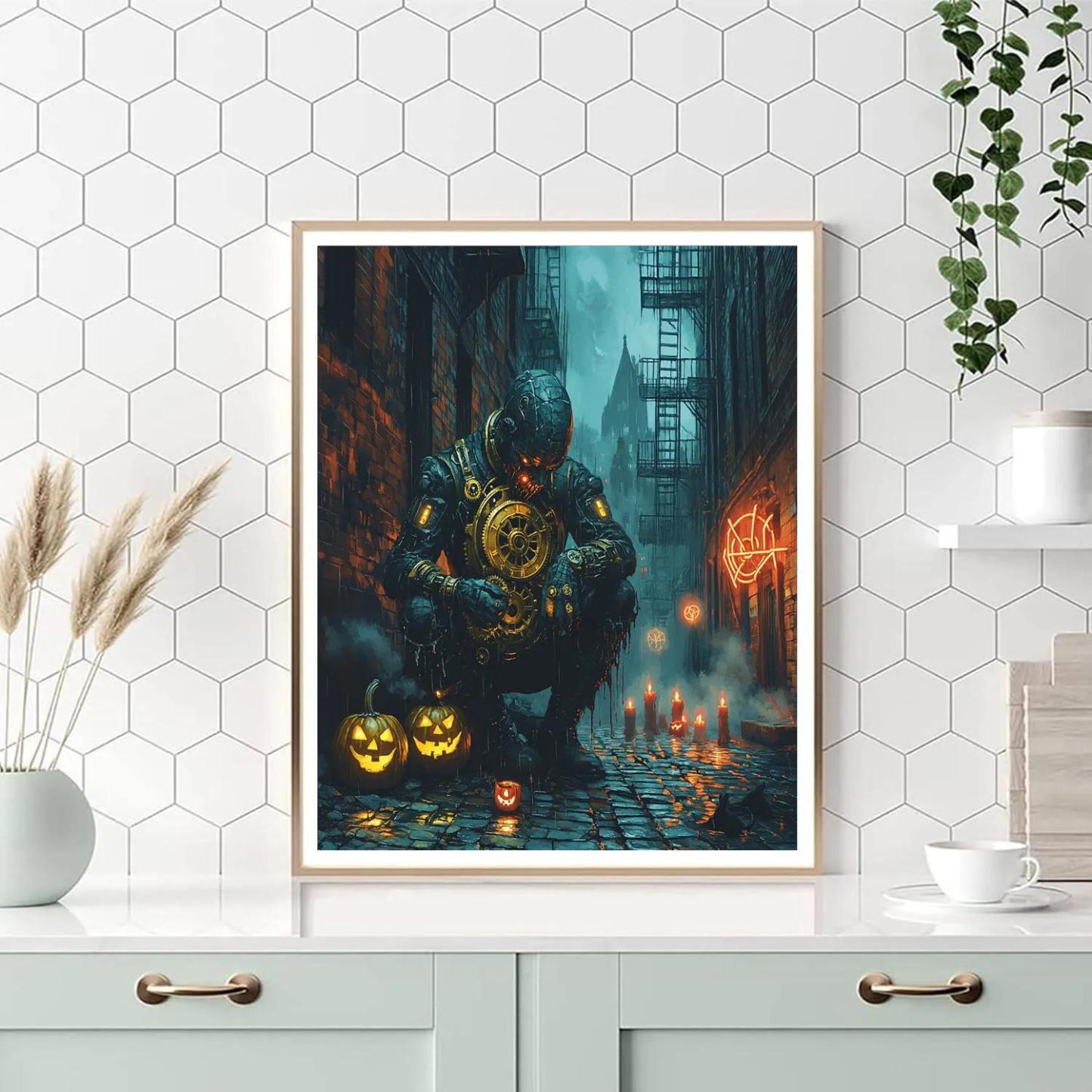 Clockwork Ghoul Of Hollow Alley Paint by numbers kits