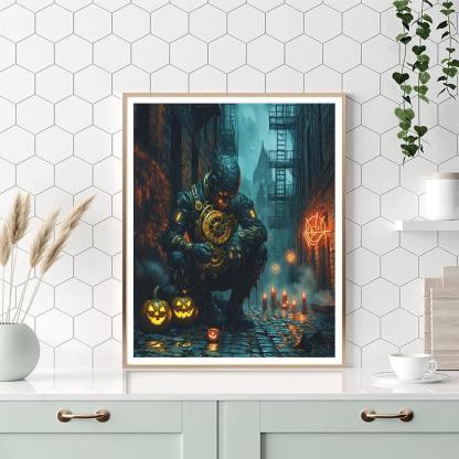 Clockwork Ghoul Of Hollow Alley Paint by numbers kits