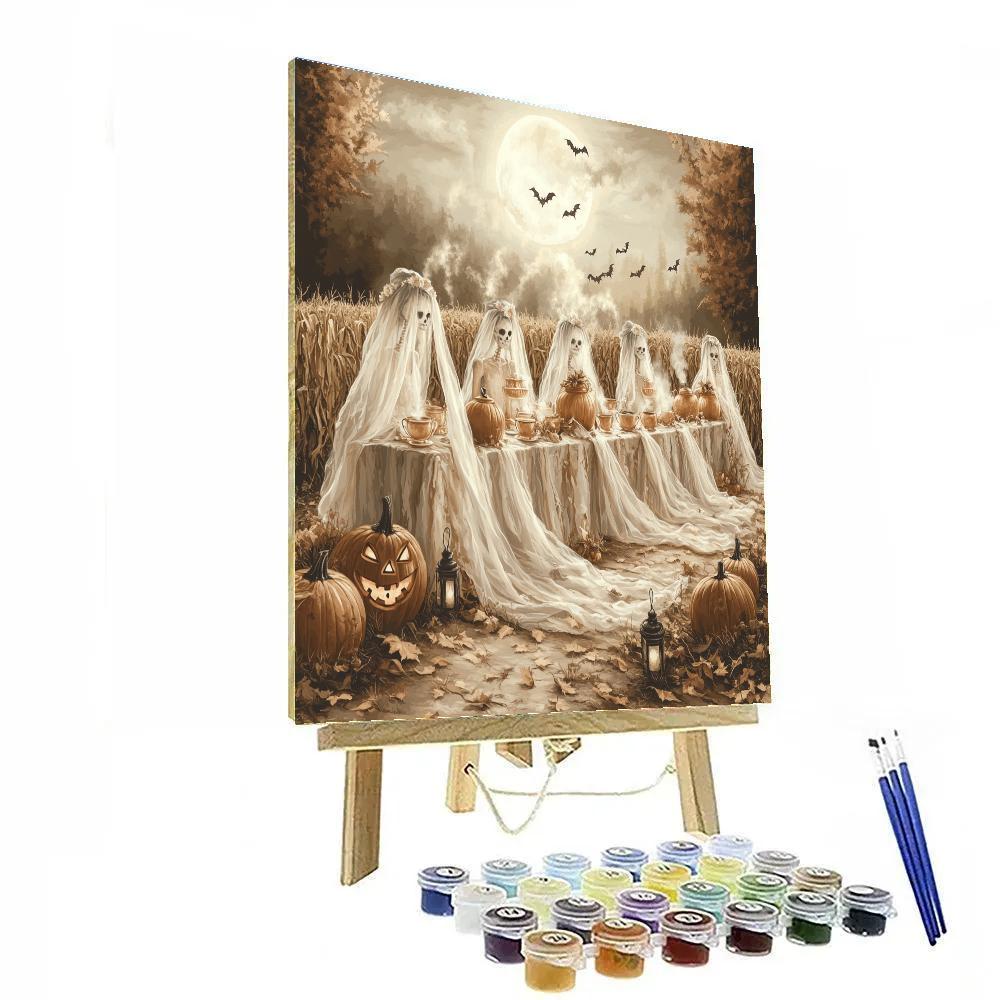 Harvest Moon Tea With Bone Brides Painting by numbers kit