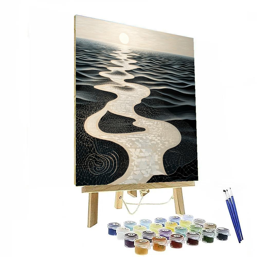 M.C. Escher Inspired Möbius Ocean Of Tessellations DIY paint by numbers