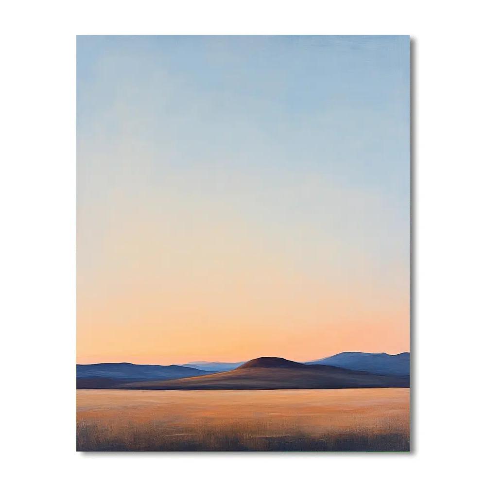 Georgia OKeeffe Inspired Desert Skies Paint by numbers kits