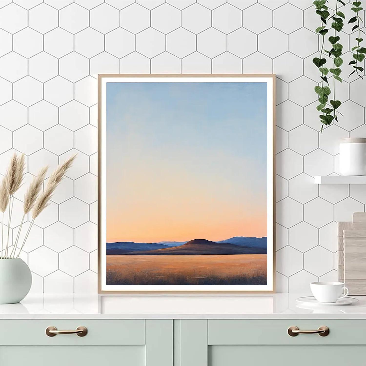 Georgia OKeeffe Inspired Desert Skies Paint by numbers kits