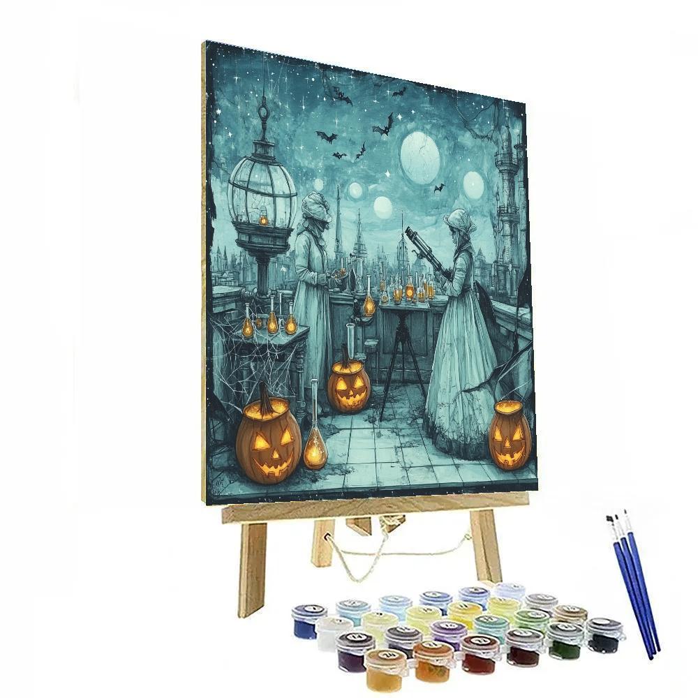 Phantom Libratory Of Moonlight Scientists Numbered painting kits