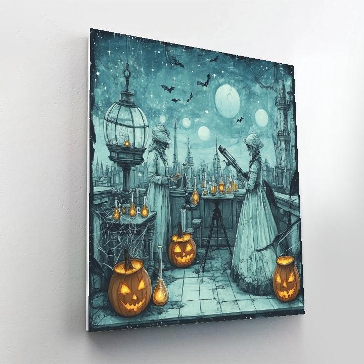 Phantom Libratory Of Moonlight Scientists Numbered painting kits