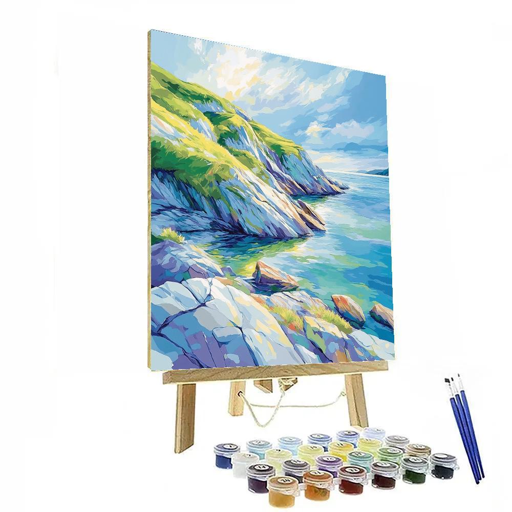 Franklin Carmichael Inspired Spring Ridge And Clear Water Paint by numbers kits
