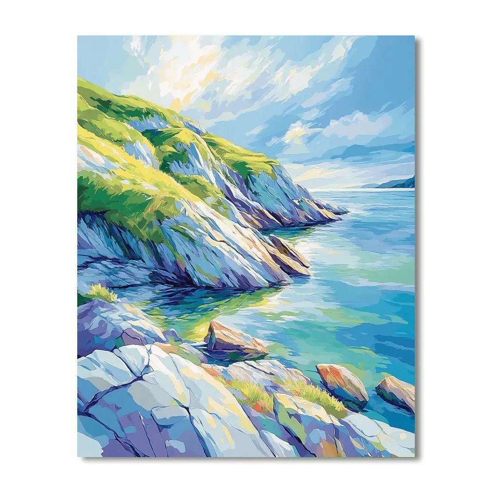 Franklin Carmichael Inspired Spring Ridge And Clear Water Paint by numbers kits