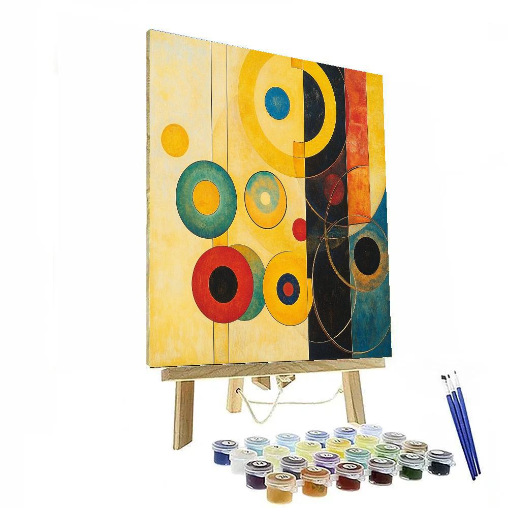 Wassily Kandinsky Inspired Cosmic Patterns Painting by numbers kit