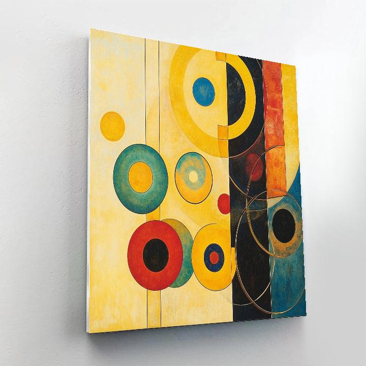Wassily Kandinsky Inspired Cosmic Patterns Painting by numbers kit