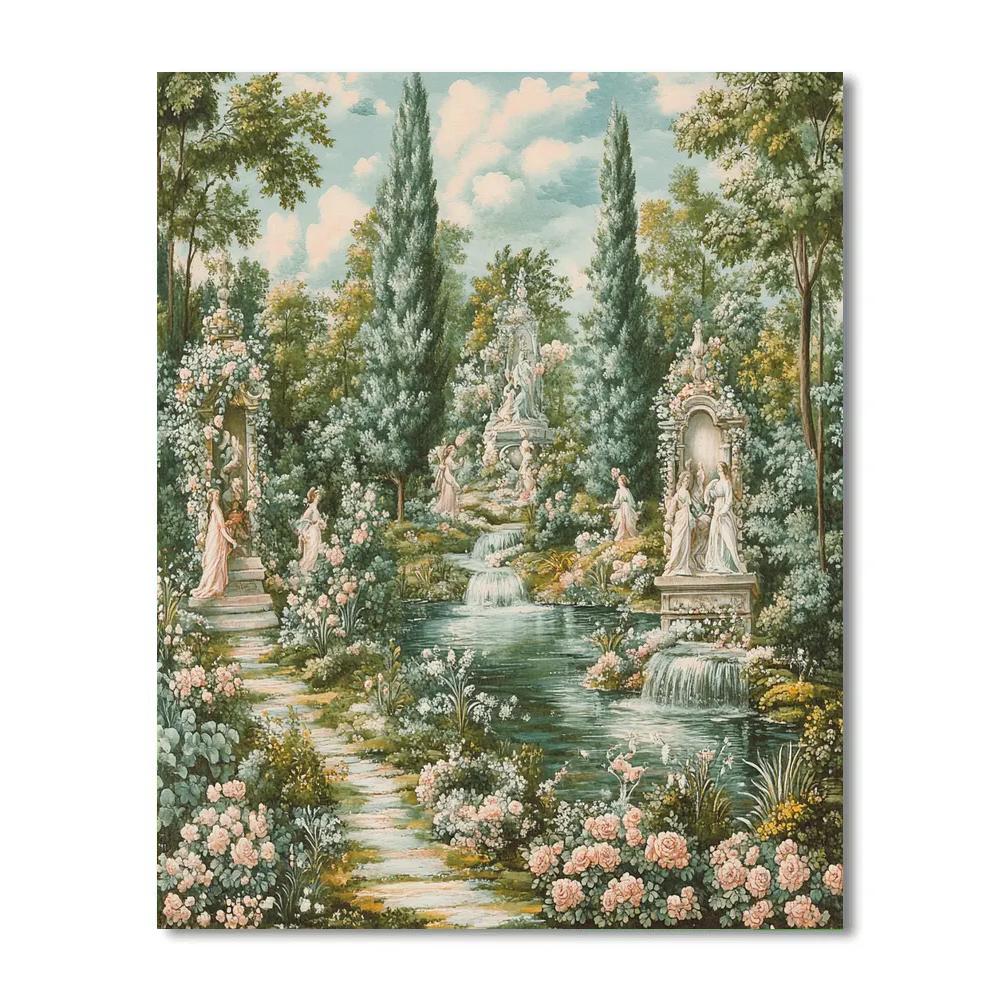 Botticelli Inspired Mythical Garden Numbered painting kits