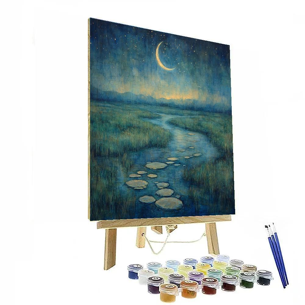 Max Ernst Inspired Lunar Mire Paint by numbers kits