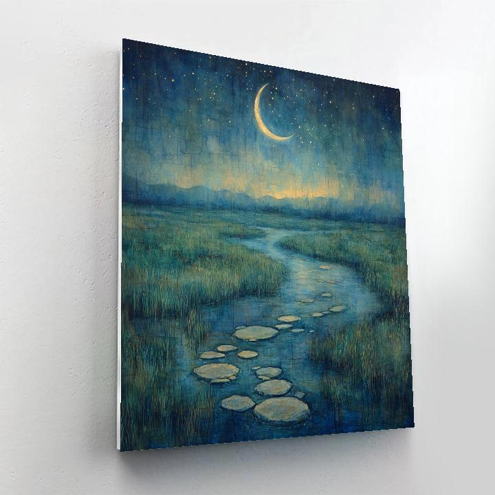 Max Ernst Inspired Lunar Mire Paint by numbers kits