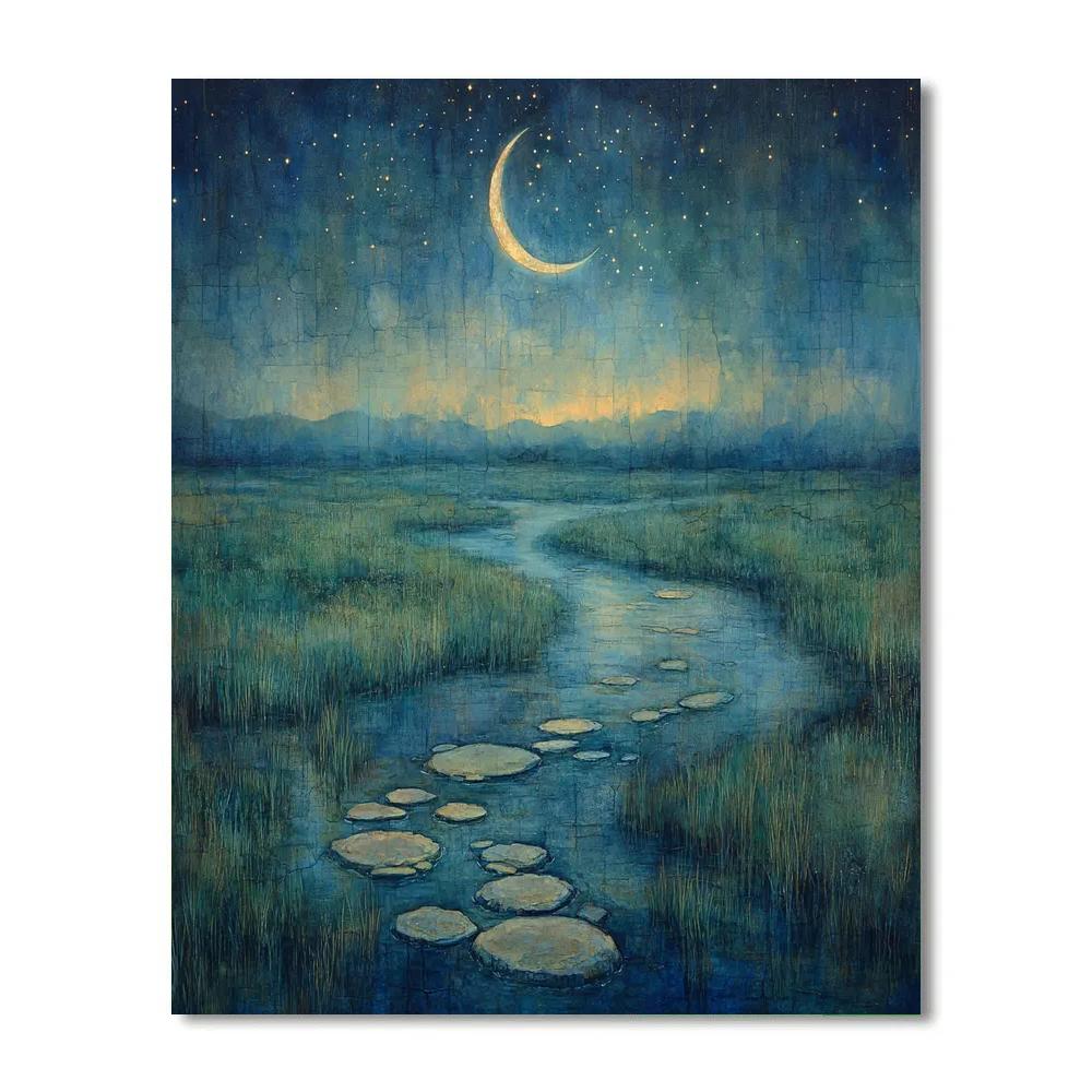 Max Ernst Inspired Lunar Mire Paint by numbers kits