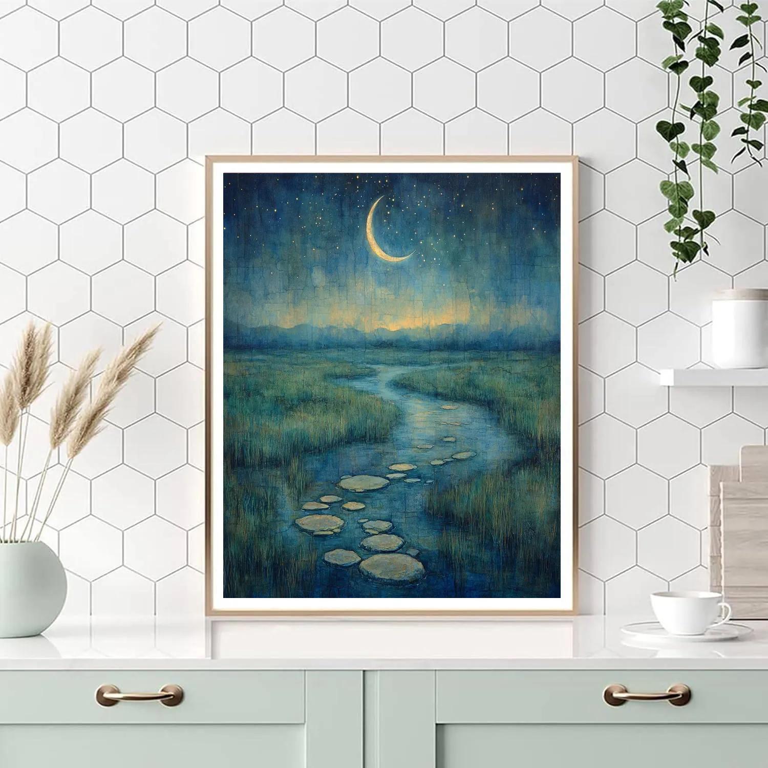 Max Ernst Inspired Lunar Mire Paint by numbers kits